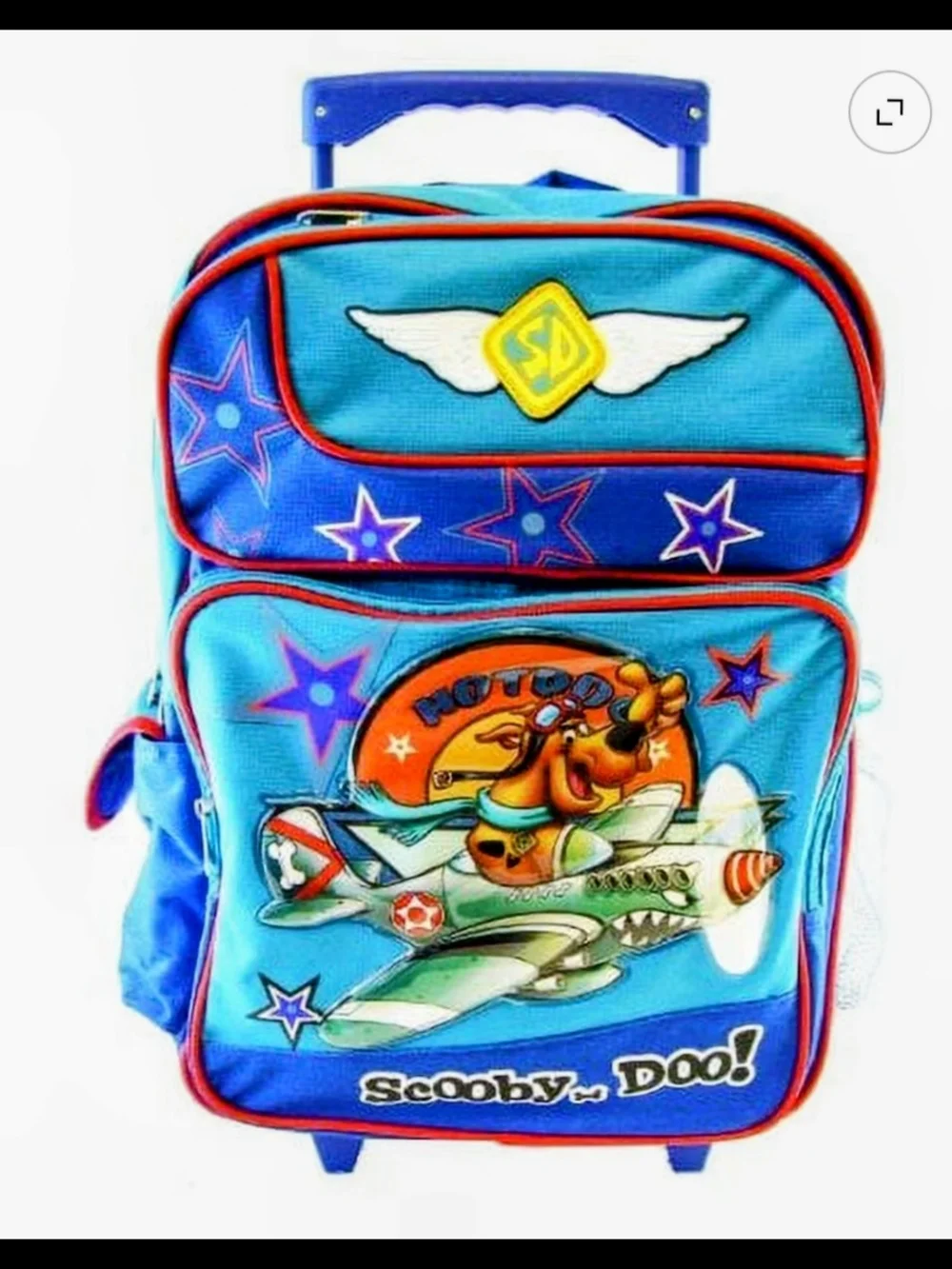 New Scooby Doo Rolling Backpack (unisex) With Sports Bottle